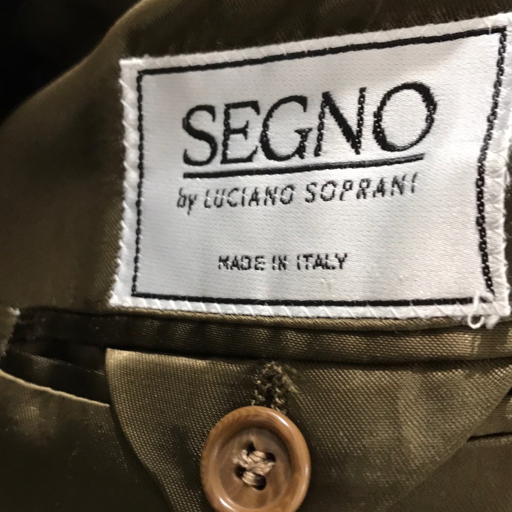 Segno Italian men's coat - Picture 3 of 3